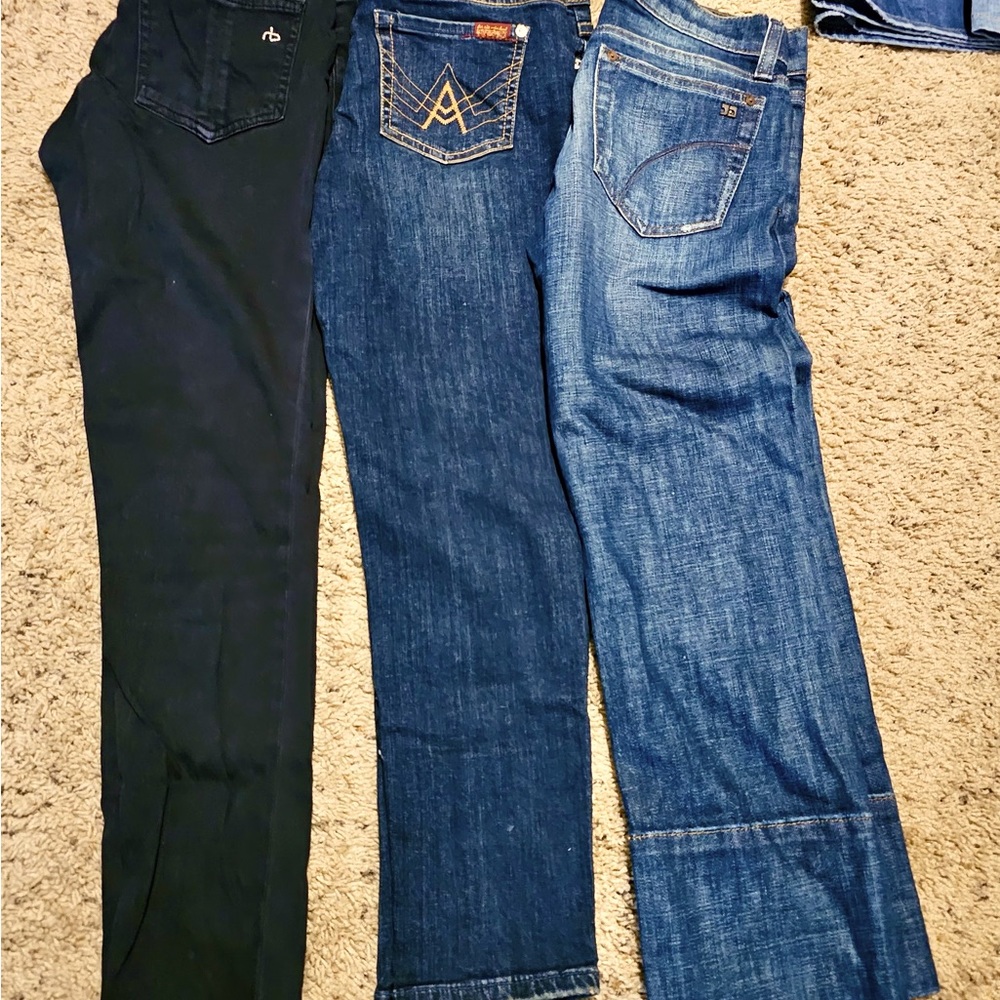 Like new designer jeans- 3 pair